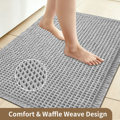 Waffle Bathroom Rugs