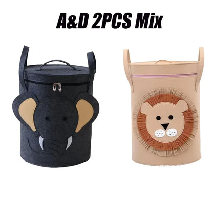 Cartoon Animal Storage Baskets