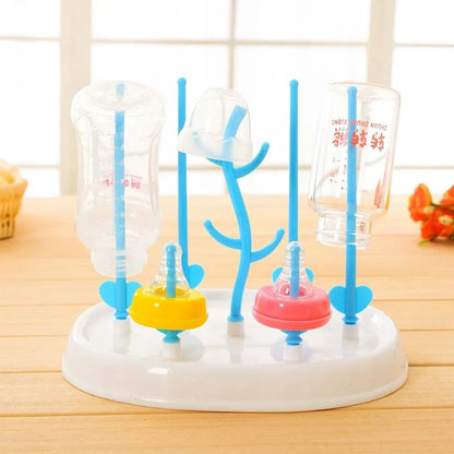Tree-shaped Baby Bottle Drying Rack in Tiny Dream Collection