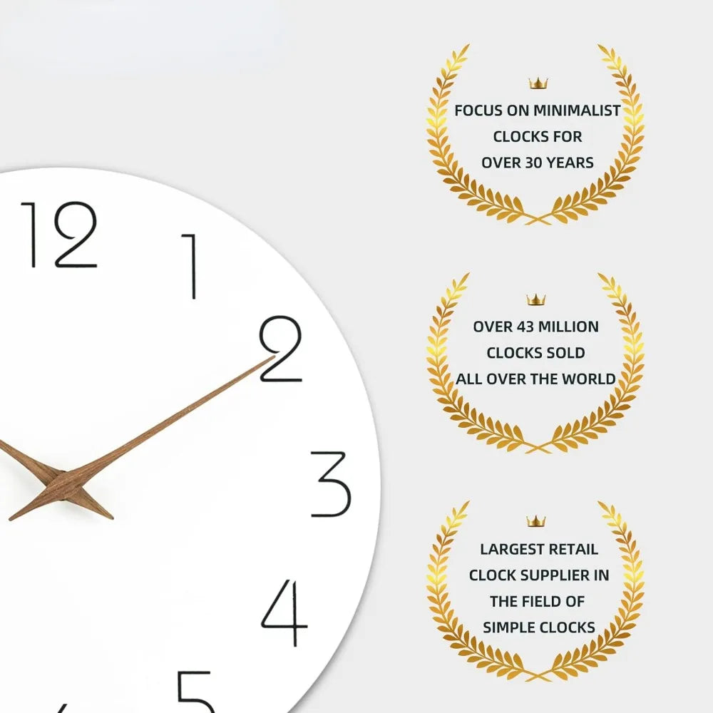 Wall Clock 12 Inch Silent