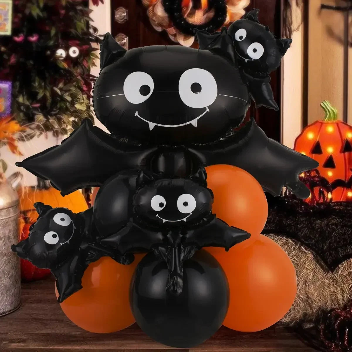 6 Different Happy Halloween Balloon Sets
