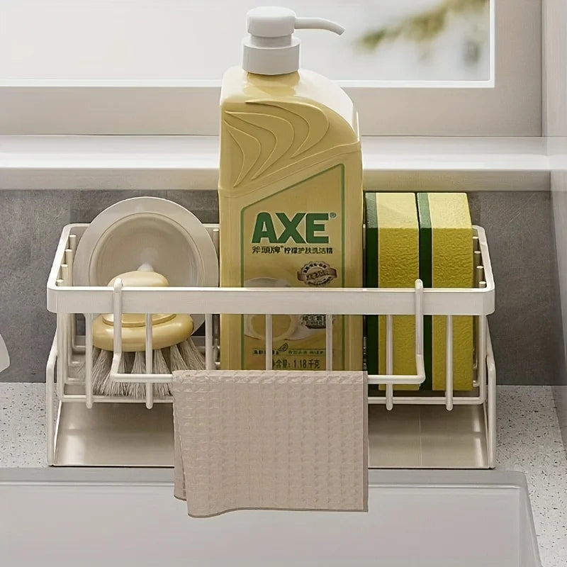 Kitchen sink storage rack