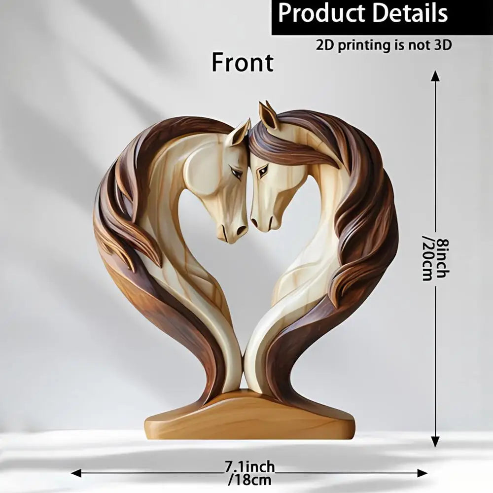Decorative Wooden Horse Decor
