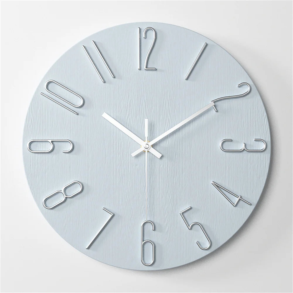 Wall Clock Battery Powered