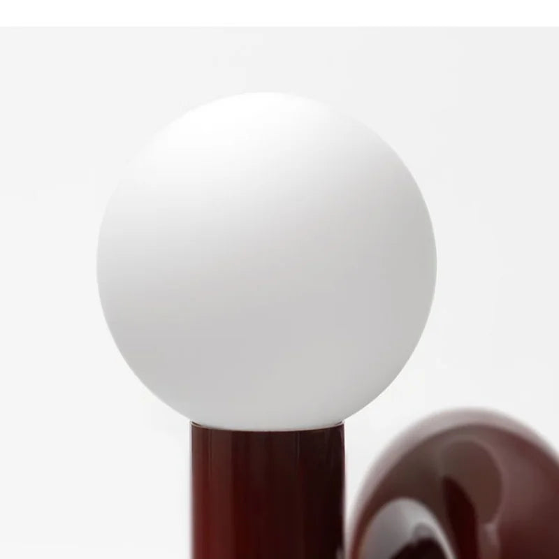 Modern glass spherical table lamp