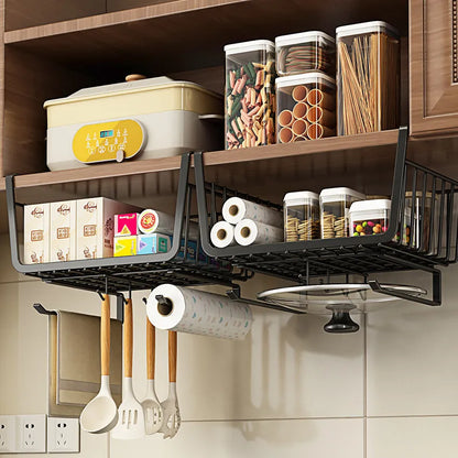 Kitchen Under Cabinet Basket Storage