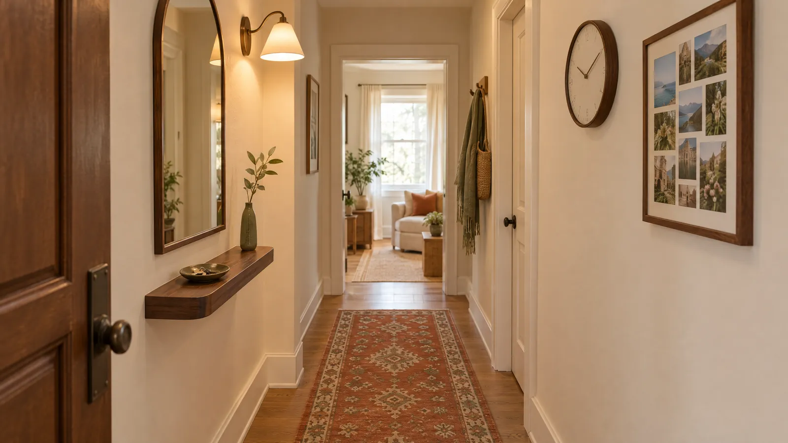 Small Entryway Ideas: Storage, Mirror and Light